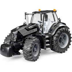 BRUDER 03162 - DEUTZ-FAHR 8280 TTV Warrior | Trattore per fattoria, agricoltura, giocattolo dai 3 anni in su, nero, 1:16