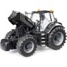 BRUDER 03162 - DEUTZ-FAHR 8280 TTV Warrior | Trattore per fattoria, agricoltura, giocattolo dai 3 anni in su, nero, 1:16