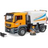 BRUDER 03780 - Autocarro MAN TGS pulizia strade, spazzatrice, raccolta rifiuti, veicolo
