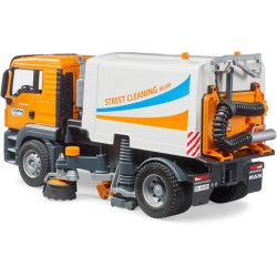 BRUDER 03780 - Autocarro MAN TGS pulizia strade, spazzatrice, raccolta rifiuti, veicolo