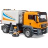 BRUDER 03780 - Autocarro MAN TGS pulizia strade, spazzatrice, raccolta rifiuti, veicolo
