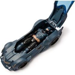 DC Batman, Shadow Guardian Batmobile e action figure di Batman, giocattoli per bambini dai 3 anni in su
