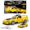 ​​Mattel Brick Shop Hot Wheels - 07 Honda S2000 Serie Speed, set da costruire con 257 pezzi, dettagli realistici e adesivi per 