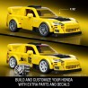 ​​Mattel Brick Shop Hot Wheels - 07 Honda S2000 Serie Speed, set da costruire con 257 pezzi, dettagli realistici e adesivi per 