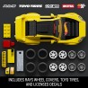 ​​Mattel Brick Shop Hot Wheels - 07 Honda S2000 Serie Speed, set da costruire con 257 pezzi, dettagli realistici e adesivi per 
