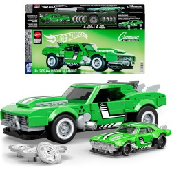 ​​Mattel Brick Shop Hot Wheels - Custom ’68 Camaro Serie Speed, set da costruire con 289 pezzi, dettagli realistici e adesivi p
