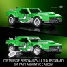 ​​Mattel Brick Shop Hot Wheels - Custom ’68 Camaro Serie Speed, set da costruire con 289 pezzi, dettagli realistici e adesivi p