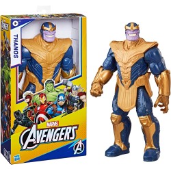 Marvel Avengers Titan Hero Series Blast Gear, Action figure di Thanos (classe Deluxe), di 30 cm, per bambini dai 4 anni in su