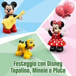 LEGO DUPLO | 10941 Disney Il Treno del Compleanno di Topolino e Minnie - Giocattolo per Bambine e Bambini da 2 Anni in su - Gio