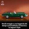 LEGO Icons 11381 Jaguar E-Type - Kit di Modellismo per Adulti di Classica Auto Sportiva - Motore 6 Cilindri in Linea e Kit di A