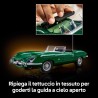 LEGO Icons 11381 Jaguar E-Type - Kit di Modellismo per Adulti di Classica Auto Sportiva - Motore 6 Cilindri in Linea e Kit di A