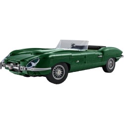 LEGO Icons 11381 Jaguar E-Type - Kit di Modellismo per Adulti di Classica Auto Sportiva - Motore 6 Cilindri in Linea e Kit di A