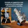 LEGO Icons 11382 Telescopio Spaziale Hubble - Kit di Modellismo 3D per Adulti - Set STEM con Pannelli Solari, Quadro Comandi e 