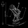 LEGO Icons 11382 Telescopio Spaziale Hubble - Kit di Modellismo 3D per Adulti - Set STEM con Pannelli Solari, Quadro Comandi e 