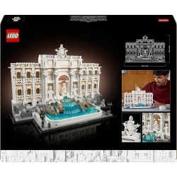 LEGO Architecture 21062 Fontana di Trevi - Kit Modellismo di Monumenti Barocchi con Facciata di Palazzo Poli e Sculture - Fai d