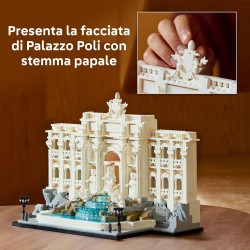 LEGO Architecture 21062 Fontana di Trevi - Kit Modellismo di Monumenti Barocchi con Facciata di Palazzo Poli e Sculture - Fai d