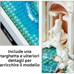 LEGO Architecture 21062 Fontana di Trevi - Kit Modellismo di Monumenti Barocchi con Facciata di Palazzo Poli e Sculture - Fai d