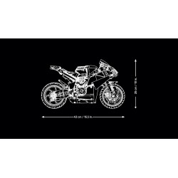 LEGO Technic 42202 Motocicletta Ducati Panigale V4 S, Modellino da Costruire per Adulti, Idea Regalo Uomo, Donna, Papà, Mamma, 