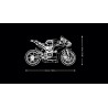 LEGO Technic 42202 Motocicletta Ducati Panigale V4 S, Modellino da Costruire per Adulti, Idea Regalo Uomo, Donna, Papà, Mamma, 