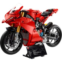LEGO Technic 42202 Motocicletta Ducati Panigale V4 S, Modellino da Costruire per Adulti, Idea Regalo Uomo, Donna, Papà, Mamma, 