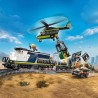 LEGO City 60508 Rapina al Treno della Polizia - Modellino di Treno Telecomandato con Binario Circolare, Elicottero, Auto da Ral