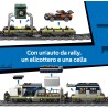 LEGO City 60508 Rapina al Treno della Polizia - Modellino di Treno Telecomandato con Binario Circolare, Elicottero, Auto da Ral