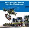 LEGO City 60508 Rapina al Treno della Polizia - Modellino di Treno Telecomandato con Binario Circolare, Elicottero, Auto da Ral