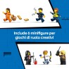 LEGO City 60508 Rapina al Treno della Polizia - Modellino di Treno Telecomandato con Binario Circolare, Elicottero, Auto da Ral