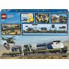LEGO City 60508 Rapina al Treno della Polizia - Modellino di Treno Telecomandato con Binario Circolare, Elicottero, Auto da Ral