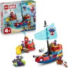 LEGO ǀ Marvel 11208 Nave Pirata del Team Spidey - Set dei Supereroi con Nave Giocattolo, 2 Barche e 4 Minifigure