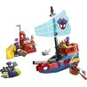 LEGO ǀ Marvel 11208 Nave Pirata del Team Spidey - Set dei Supereroi con Nave Giocattolo, 2 Barche e 4 Minifigure