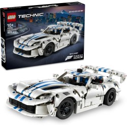 LEGO Technic 42234 Auto Sportiva Dodge Viper GTS-R - Modello di Macchina Giocattolo con Motore V10, Sterzo e Differenziale - Re