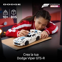 LEGO Technic 42234 Auto Sportiva Dodge Viper GTS-R - Modello di Macchina Giocattolo con Motore V10, Sterzo e Differenziale - Re