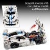 LEGO Technic 42234 Auto Sportiva Dodge Viper GTS-R - Modello di Macchina Giocattolo con Motore V10, Sterzo e Differenziale - Re