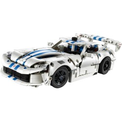 LEGO Technic 42234 Auto Sportiva Dodge Viper GTS-R - Modello di Macchina Giocattolo con Motore V10, Sterzo e Differenziale - Re