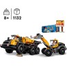 LEGO City 60494 Camion Ribaltabile e Pala Meccanica - Veicoli Giocattolo da Cantiere con Funzioni Operative e 3 Minifigure - Re