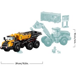 LEGO City 60494 Camion Ribaltabile e Pala Meccanica - Veicoli Giocattolo da Cantiere con Funzioni Operative e 3 Minifigure - Re