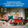 LEGO City 60499 Autopompa dell’Aeroporto - Camion Giocattolo dei Pompieri - Veicolo di Emergenza con 4 Minifigure di Vigili del