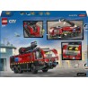 LEGO City 60499 Autopompa dell’Aeroporto - Camion Giocattolo dei Pompieri - Veicolo di Emergenza con 4 Minifigure di Vigili del