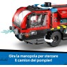 LEGO City 60499 Autopompa dell’Aeroporto - Camion Giocattolo dei Pompieri - Veicolo di Emergenza con 4 Minifigure di Vigili del