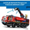 LEGO City 60499 Autopompa dell’Aeroporto - Camion Giocattolo dei Pompieri - Veicolo di Emergenza con 4 Minifigure di Vigili del