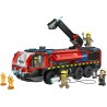 LEGO City 60499 Autopompa dell’Aeroporto - Camion Giocattolo dei Pompieri - Veicolo di Emergenza con 4 Minifigure di Vigili del
