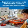 LEGO City 60504 Coast Guard Rescue Boat & Helicopter Toy - Emergency Vehicles Playset w/Model Floating Ship, 5 Minifigures & Do