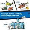 LEGO City 60504 Coast Guard Rescue Boat & Helicopter Toy - Emergency Vehicles Playset w/Model Floating Ship, 5 Minifigures & Do