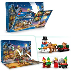 LEGO City 60510 Calendario dell Avvento 2026 - Giochi per Bambini e Bambine 5+ per il Countdown di Natale - 24 Sorprese tra cui