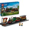 LEGO City 60511 Treno a Vapore Vintage Giocattolo - Kit di Modellismo STEM con Stazione, Binari, Cabina di Comando, Segnale di 