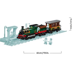 LEGO City 60511 Treno a Vapore Vintage Giocattolo - Kit di Modellismo STEM con Stazione, Binari, Cabina di Comando, Segnale di 