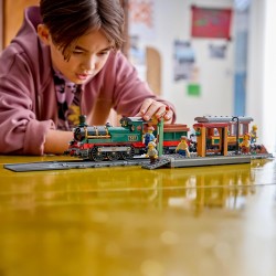 LEGO City 60511 Treno a Vapore Vintage Giocattolo - Kit di Modellismo STEM con Stazione, Binari, Cabina di Comando, Segnale di 