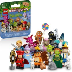 LEGO 71053 Minifigures Serie Shrek - Scatola a Sorpresa - Giocattolo con 1 di 12 Personaggi da Collezione tra cui: Fiona, Ciuch