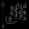 LEGO 71053 Minifigures Serie Shrek - Scatola a Sorpresa - Giocattolo con 1 di 12 Personaggi da Collezione tra cui: Fiona, Ciuch